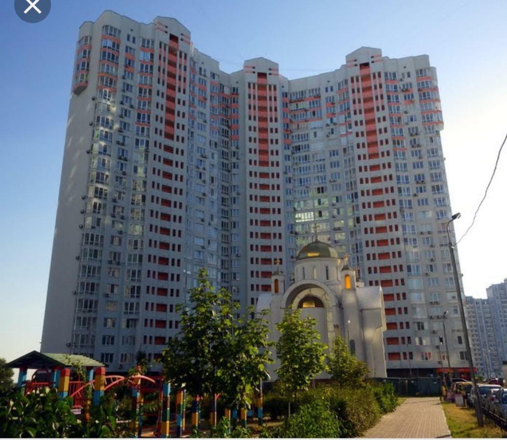 Panoramic View Lux Apartment On Metro Osokorky Kyjev Exteriér fotografie